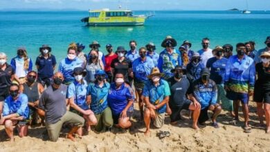 Scientists and Traditional Custodians brought together on ‘floating lab’ for Great Barrier Reef coral spawning 